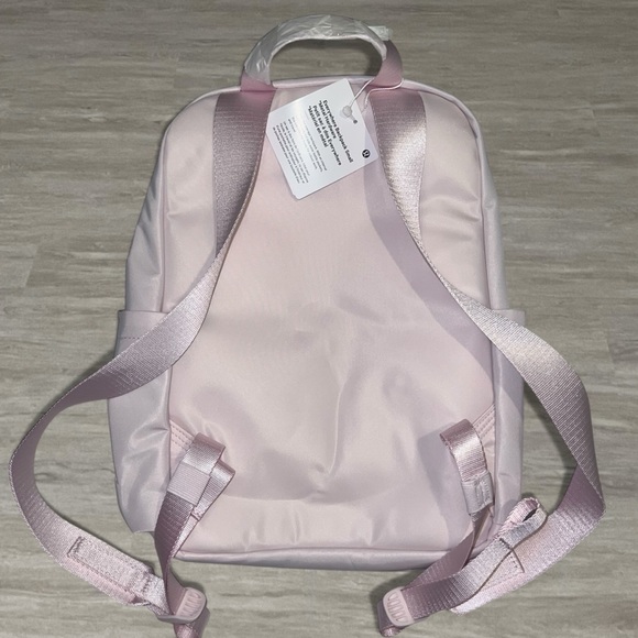 Lululemon Everywhere Backpack Small 11.5L Blissful (Pale) Pink Gold Hardware NWT - Picture 3 of 5